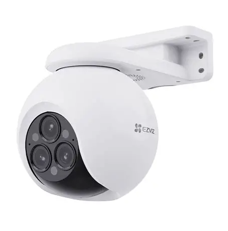 كاميرا EZVIZ H80f الذكية – دقة 4MP وتغطية بانورامية 360° مع رؤية ليلية ملونة